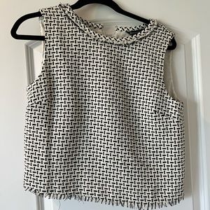 Brooks Brothers tweed top